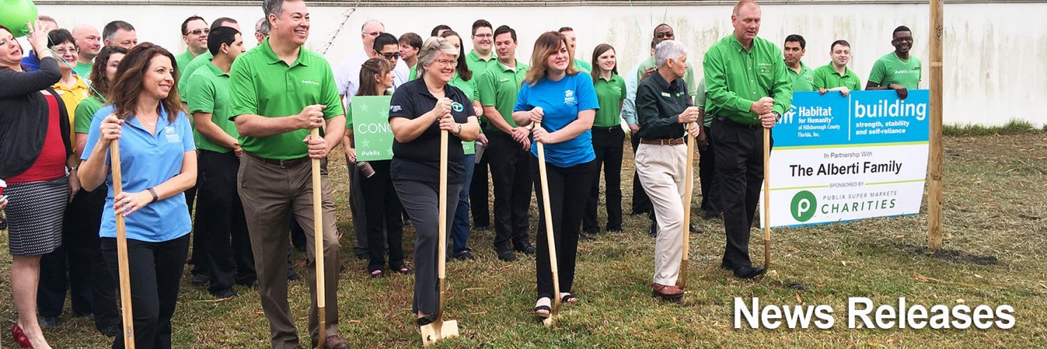 News Releases - Habitat For Humanity Of Hillsborough County, FL